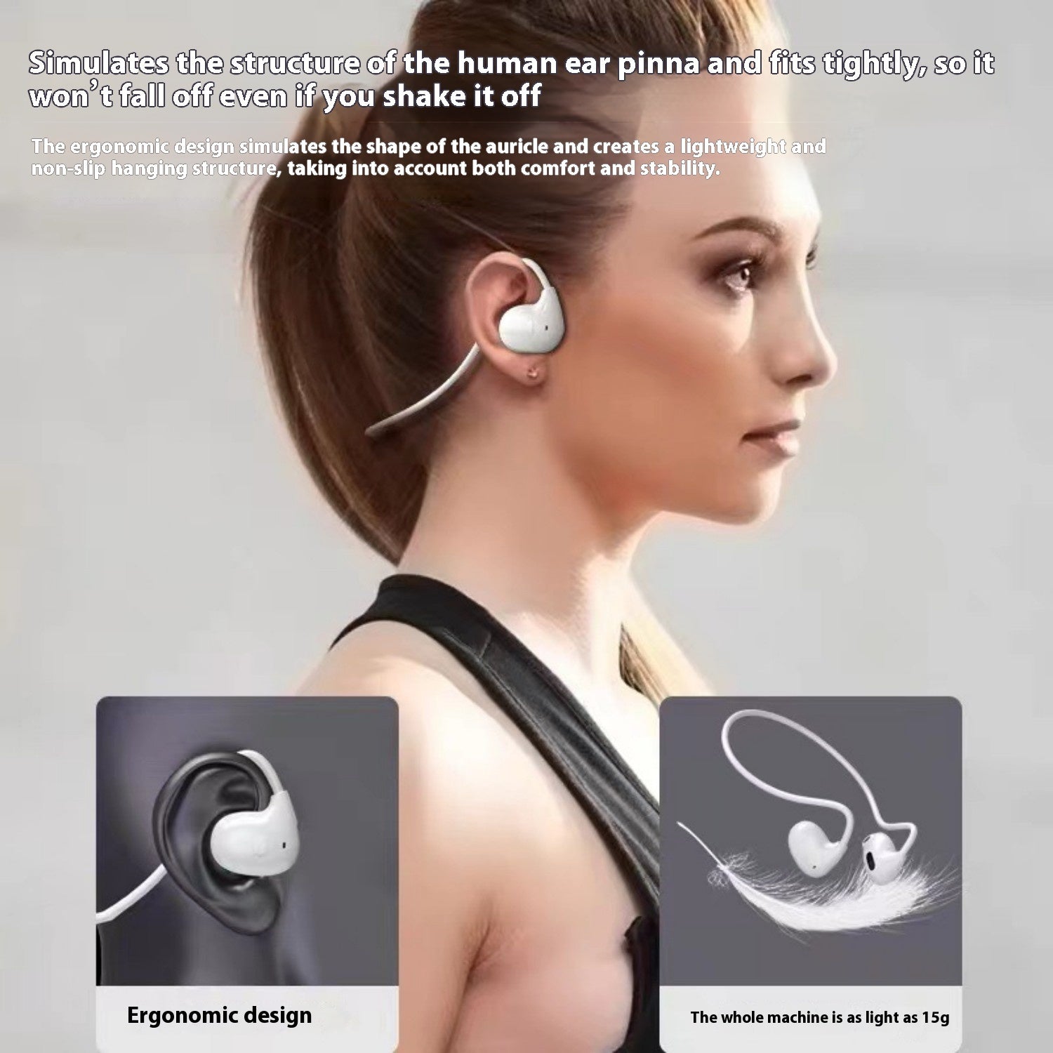 A2 Bone Conduction Bluetooth Earphones - SUN SHINE STORE