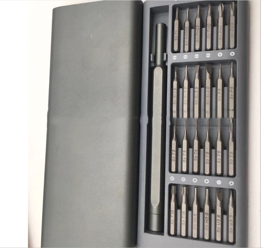 24-in-1 Precision Magnetic Screwdriver Set – Refined Aluminum Alloy & S2 Steel - SUN SHINE STORE