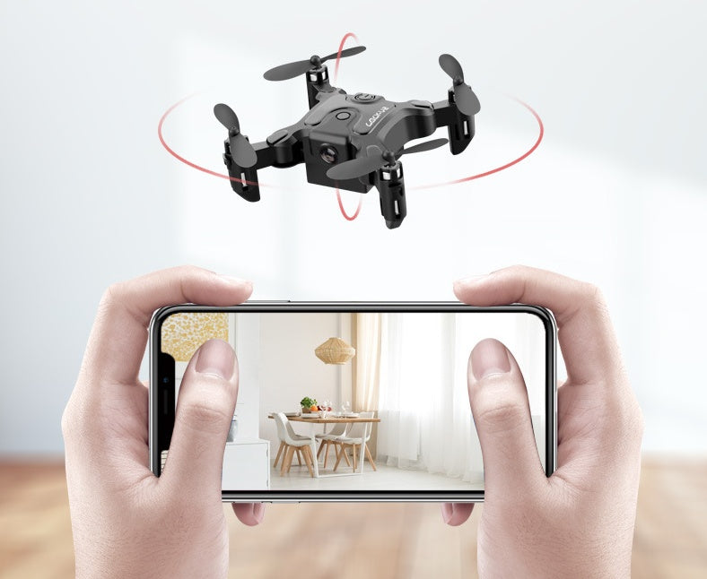 New Mini Folding Drone with HD Camera – Compact Quadcopter Toy for Kids (14+), USB Charging, Real-Time WiFi Transmission, 360° Flip & One-Key Return
