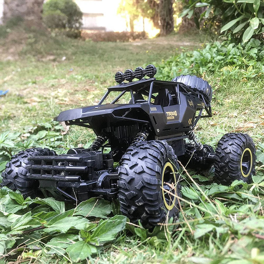 4WD Off-Road RC Car – 4x4 Remote Control Buggy Truck with LED Lights | High-Speed Racing & Drift | Toy Gift for Kids