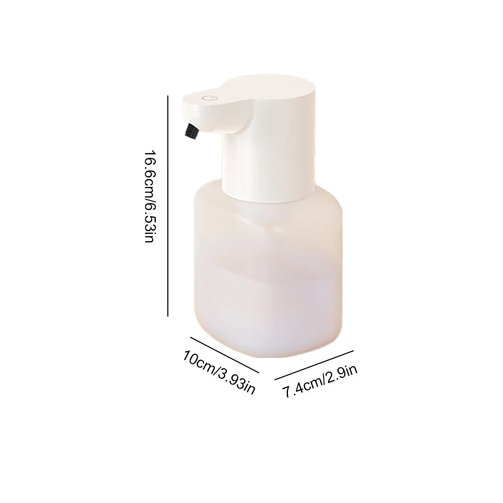 550ml Automatic Soap Dispenser USB Rechargeable Foam Gel Soap Dispenser Electric Hand Sanitizer Dispenser for Kitchen Bathroom - SUN SHINE STORE