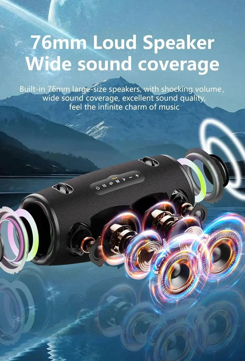 Outdoor Portable Bluetooth Speaker