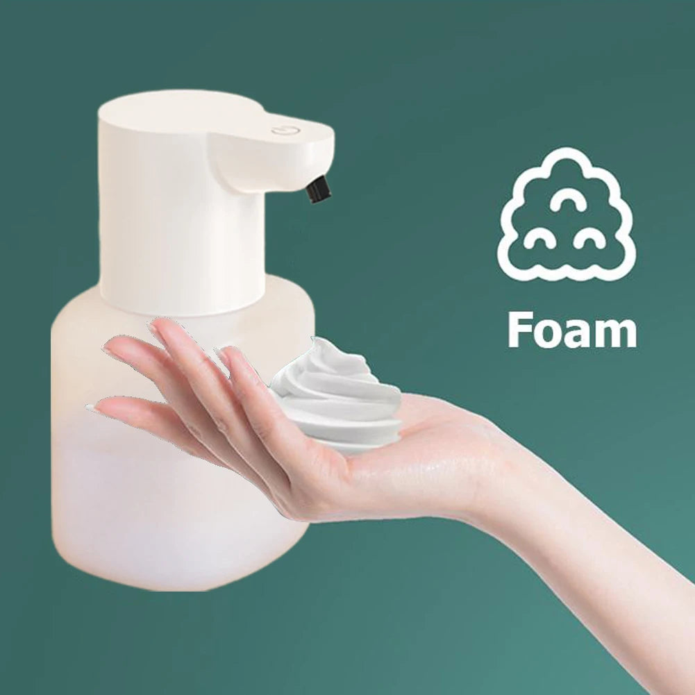 550ml Automatic Soap Dispenser USB Rechargeable Foam Gel Soap Dispenser Electric Hand Sanitizer Dispenser for Kitchen Bathroom - SUN SHINE STORE