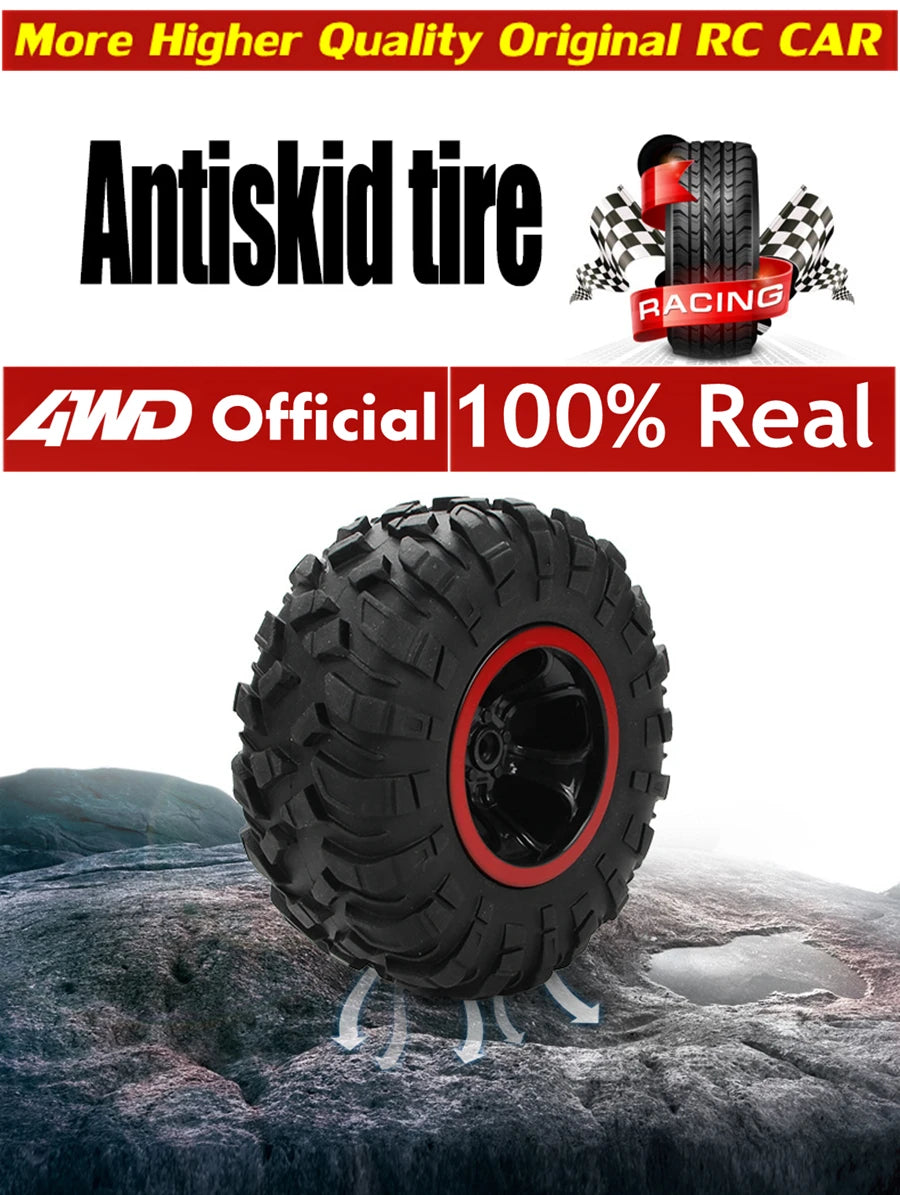 4WD Off-Road RC Car – 4x4 Remote Control Buggy Truck with LED Lights | High-Speed Racing & Drift | Toy Gift for Kids