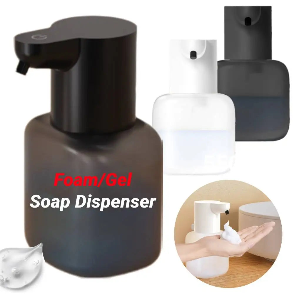 550ml Automatic Soap Dispenser USB Rechargeable Foam Gel Soap Dispenser Electric Hand Sanitizer Dispenser for Kitchen Bathroom - SUN SHINE STORE