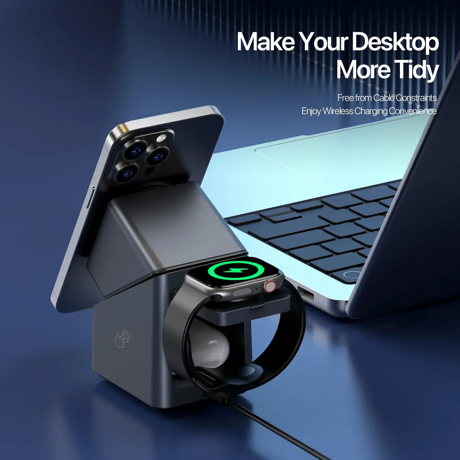 Magnetic 4-in-1 Wireless Charger