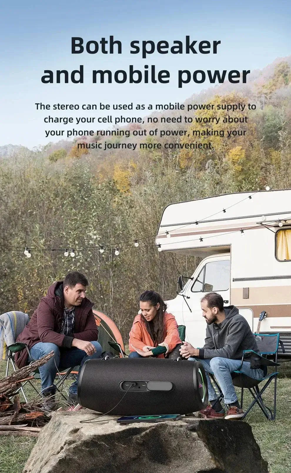 Outdoor Portable Bluetooth Speaker