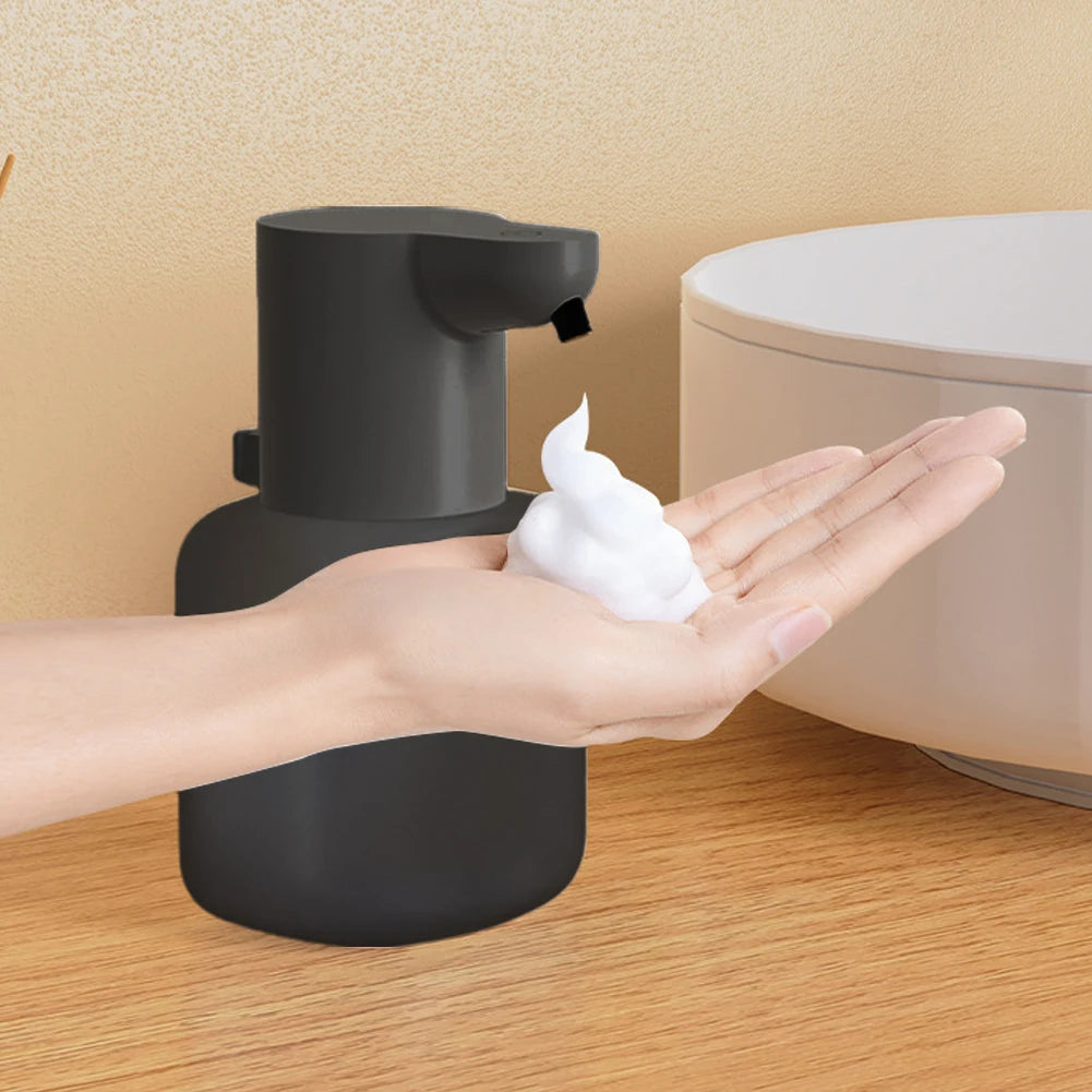 550ml Automatic Soap Dispenser USB Rechargeable Foam Gel Soap Dispenser Electric Hand Sanitizer Dispenser for Kitchen Bathroom - SUN SHINE STORE