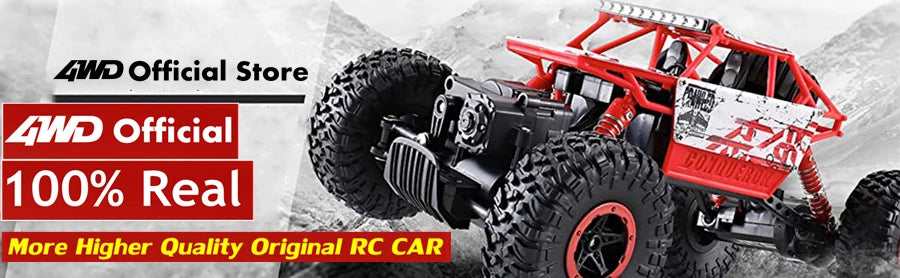4WD Off-Road RC Car – 4x4 Remote Control Buggy Truck with LED Lights | High-Speed Racing & Drift | Toy Gift for Kids