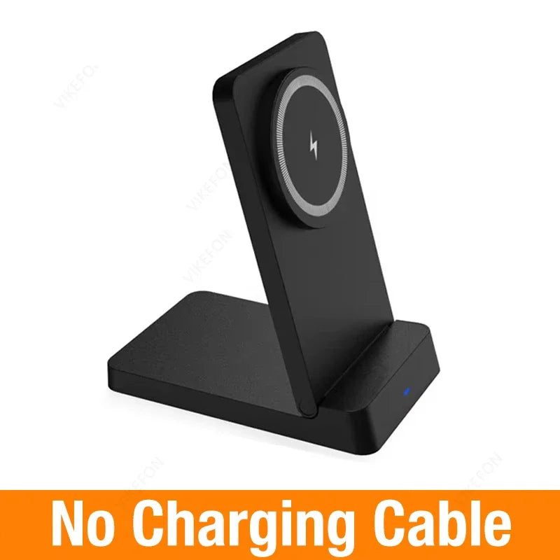 MagSafe Charger Magnetic 30W Wireless Charger – Foldable Desktop Fast Charging Station with Phone Holder for MagSafe iPhone 16 / 15 / 14 / 13 / 12 Pro