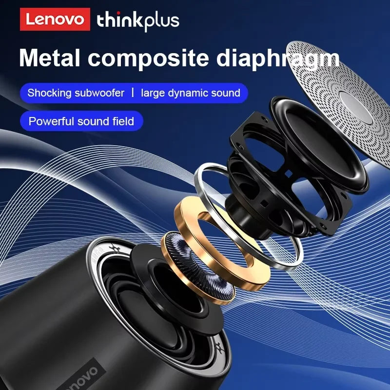 Original Lenovo K3 Pro Bluetooth Speaker – Deep Bass, Big Sound, Portable Outdoor Wireless Speaker