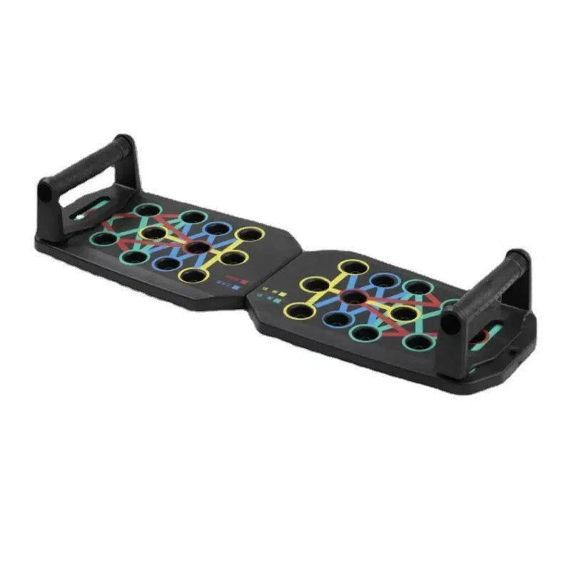 Push-up Board Set Portable Multifunctional Push-up Bar Foldable Fitness Equipment For Chest Abdomen Arms/Back Training Dumbbell - SUN SHINE STORE