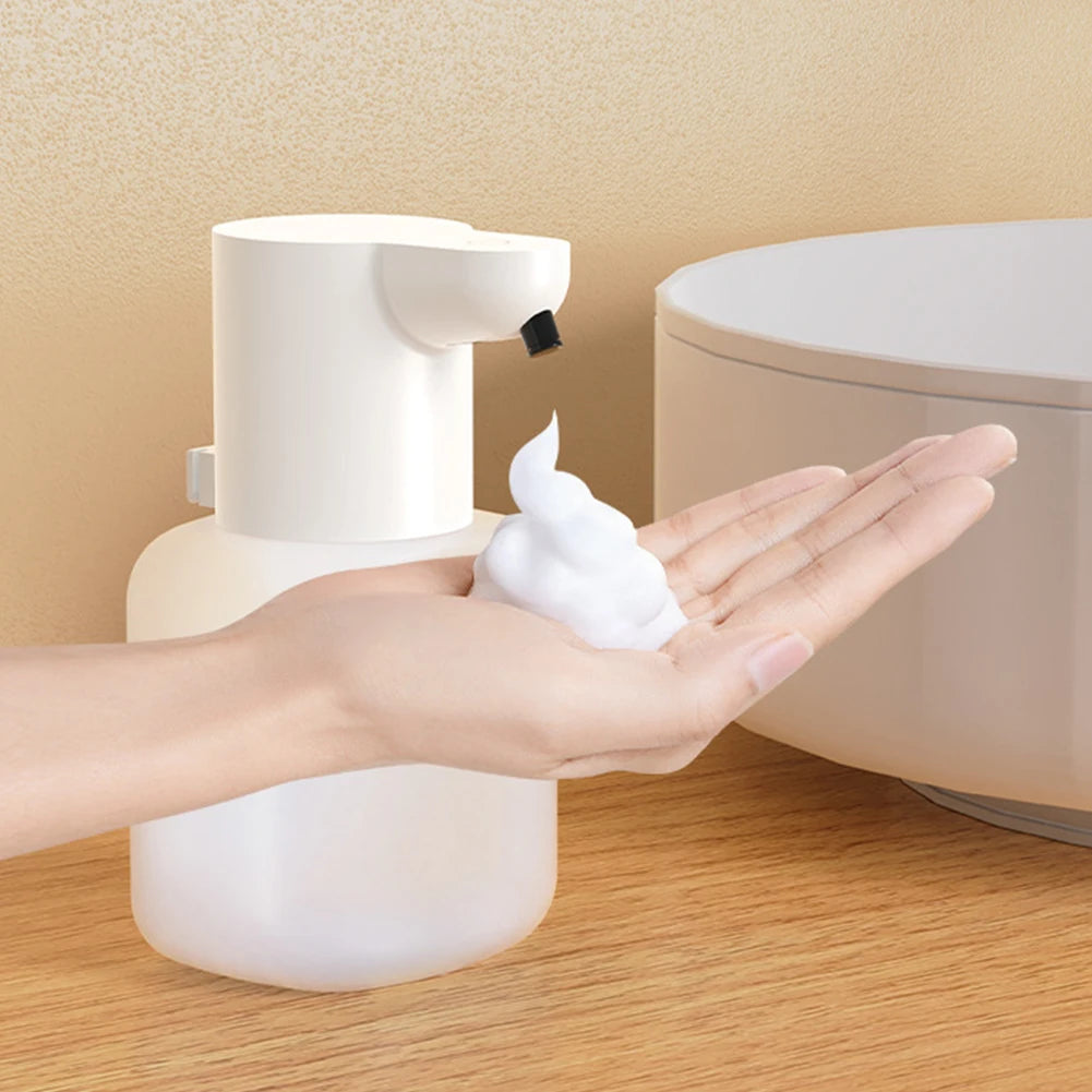 550ml Automatic Soap Dispenser USB Rechargeable Foam Gel Soap Dispenser Electric Hand Sanitizer Dispenser for Kitchen Bathroom - SUN SHINE STORE