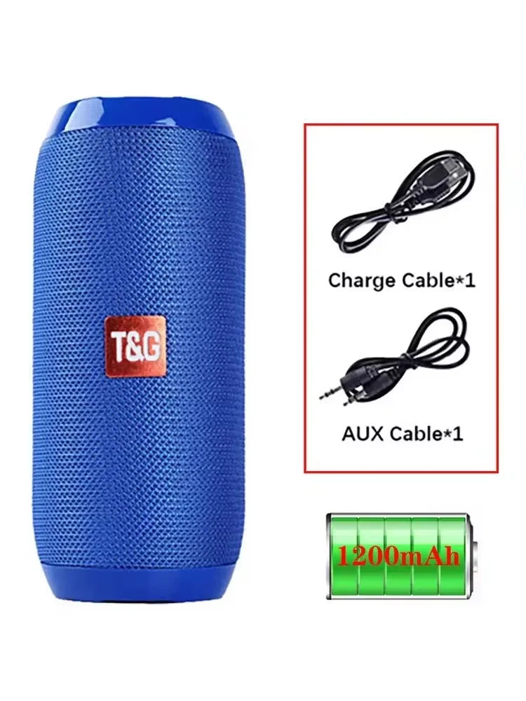 Portable Bluetooth Speaker -  TG117 Outdoor Wireless Woofer Free Call