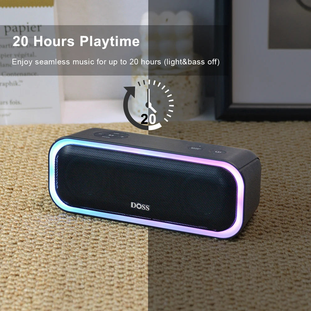 DOSS Bluetooth 5.0 Speaker Powerful 20W