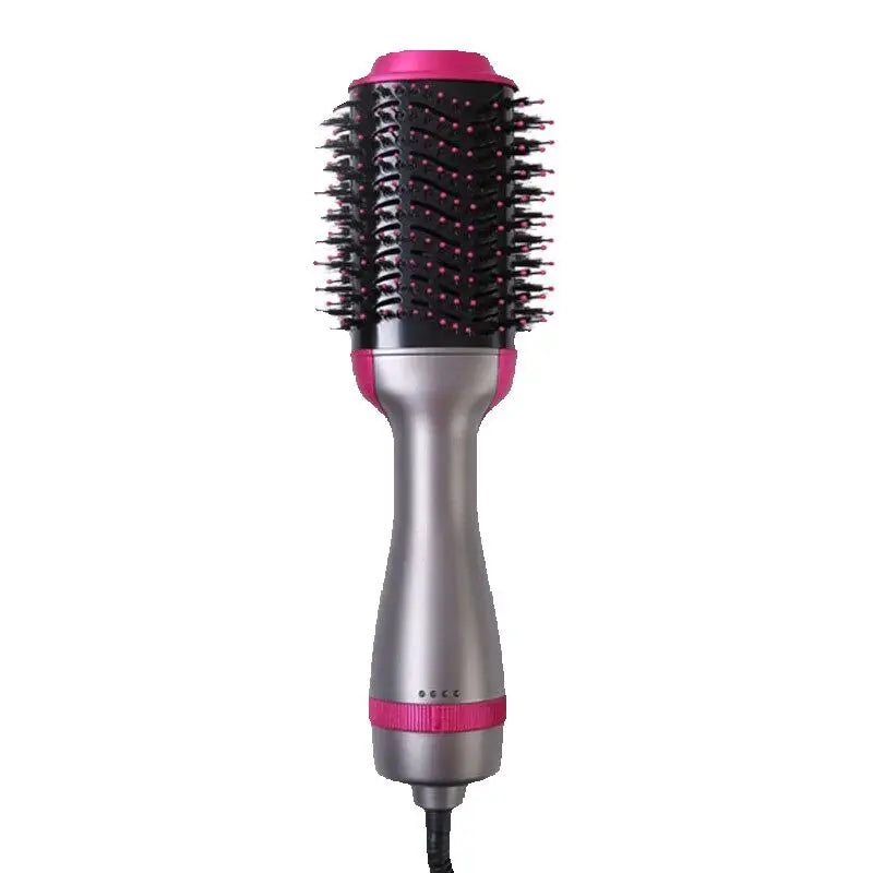 2025 3-in-1 Hot Air Brush – Fluffy Styling Comb for Dry & Wet Hair | Straighten, Curl & Volumize with Negative Ions