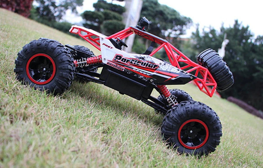 4WD Off-Road RC Car – 4x4 Remote Control Buggy Truck with LED Lights | High-Speed Racing & Drift | Toy Gift for Kids