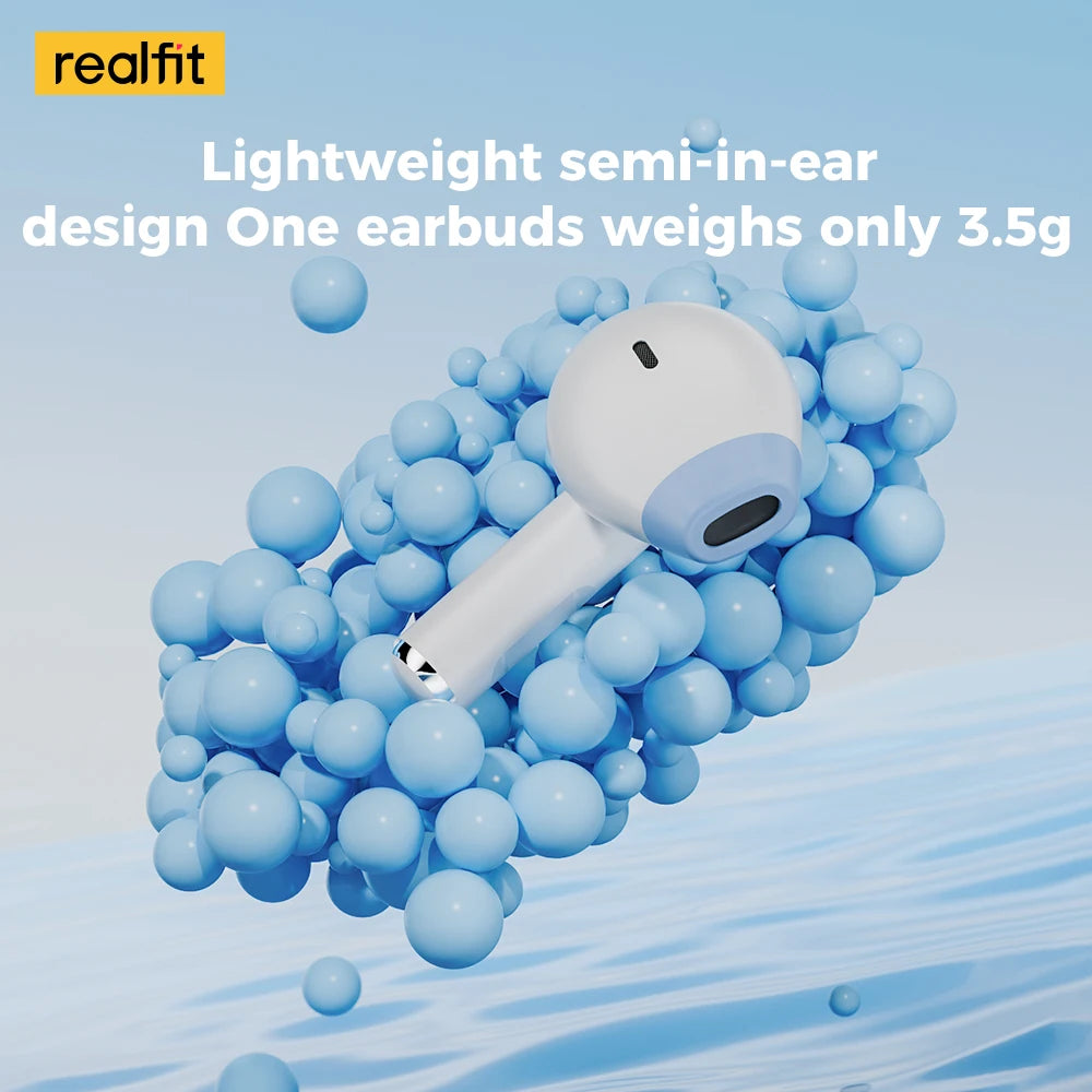 Realfit F2 Bluetooth Earphones – Premium HIFI Sound | TWS Wireless Earbuds for Xiaomi & Realme