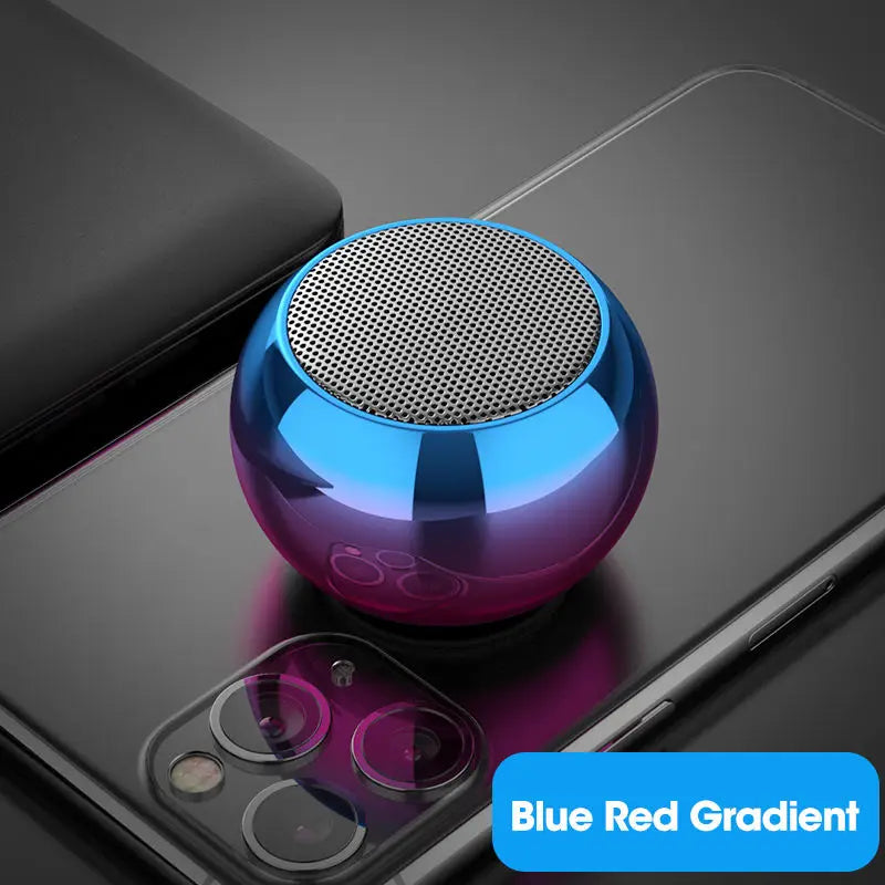 Wireless Bluetooth Speaker – Mini Steel Gun Wireless Portable Subwoofer