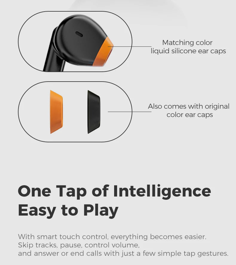 Realfit F2 Bluetooth Earphones – Premium HIFI Sound | TWS Wireless Earbuds for Xiaomi & Realme
