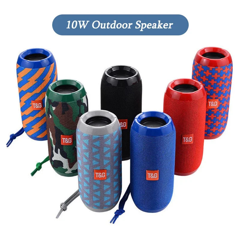 Portable Bluetooth Speaker -  TG117 Outdoor Wireless Woofer Free Call