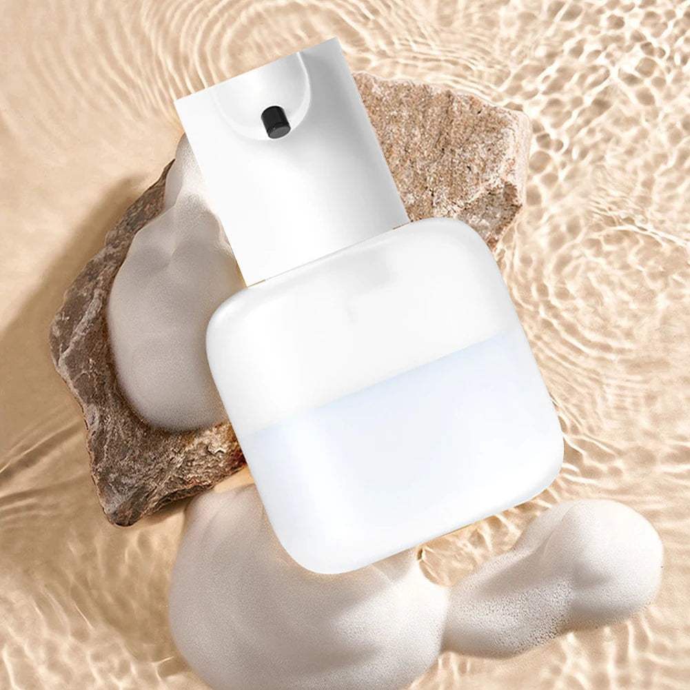 550ml Automatic Soap Dispenser USB Rechargeable Foam Gel Soap Dispenser Electric Hand Sanitizer Dispenser for Kitchen Bathroom - SUN SHINE STORE