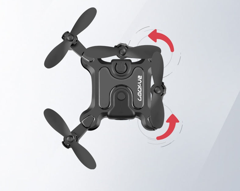 New Mini Folding Drone with HD Camera – Compact Quadcopter Toy for Kids (14+), USB Charging, Real-Time WiFi Transmission, 360° Flip & One-Key Return