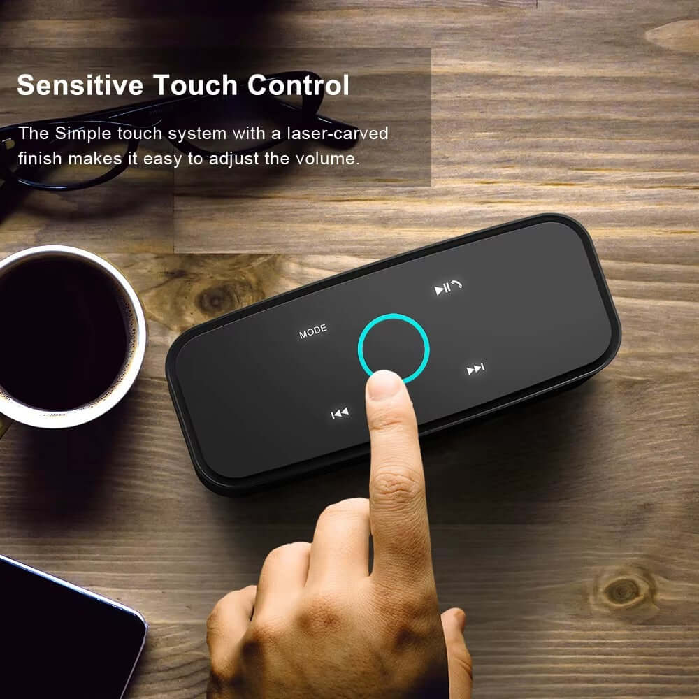 DOSS SoundBox Bluetooth Speaker – 12W Power, 20-Hour Playtime