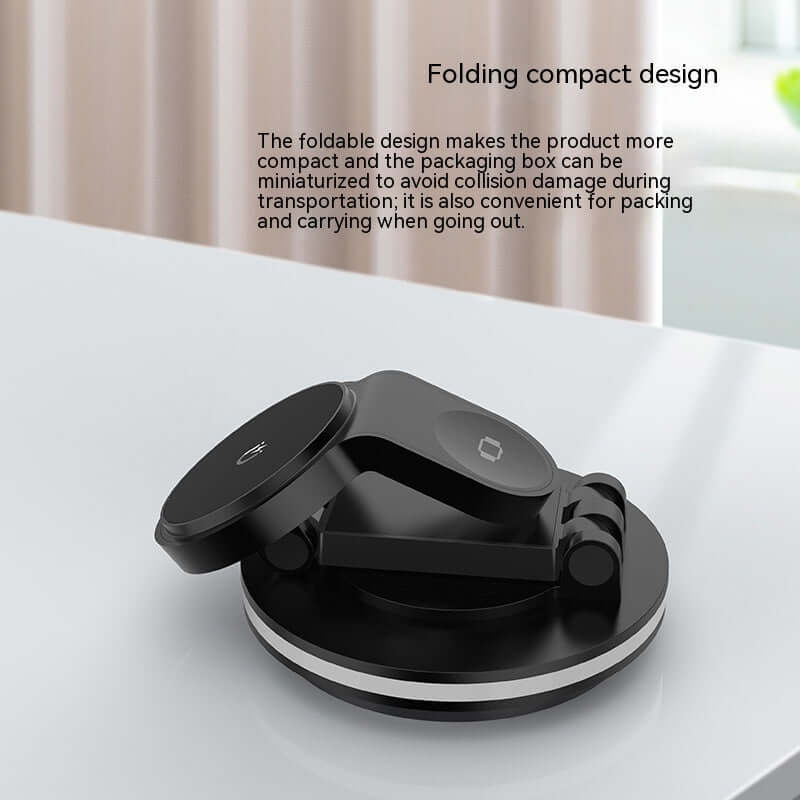 Magnetic Folding Wireless Charging Bracket – Universal Stand for Apple Devices - SUN SHINE STORE