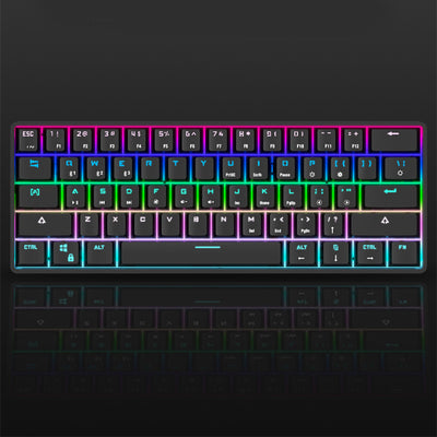Wireless Bluetooth Mechanical Keyboard – Colorful PBT Keycaps, Compact Design, Compatible with PC, Laptop & Tablet - SUN SHINE STORE