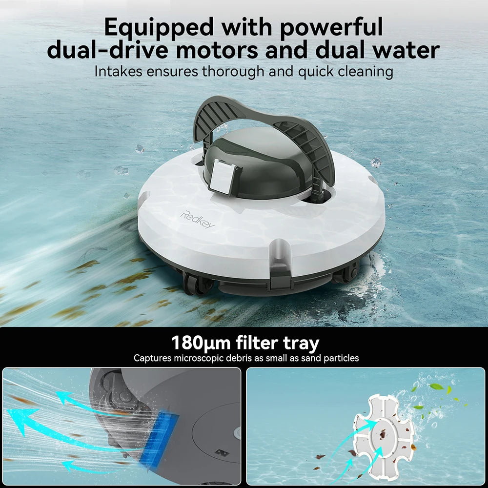 Redkey S100 Elite Cordless Robot Pool Cleaner