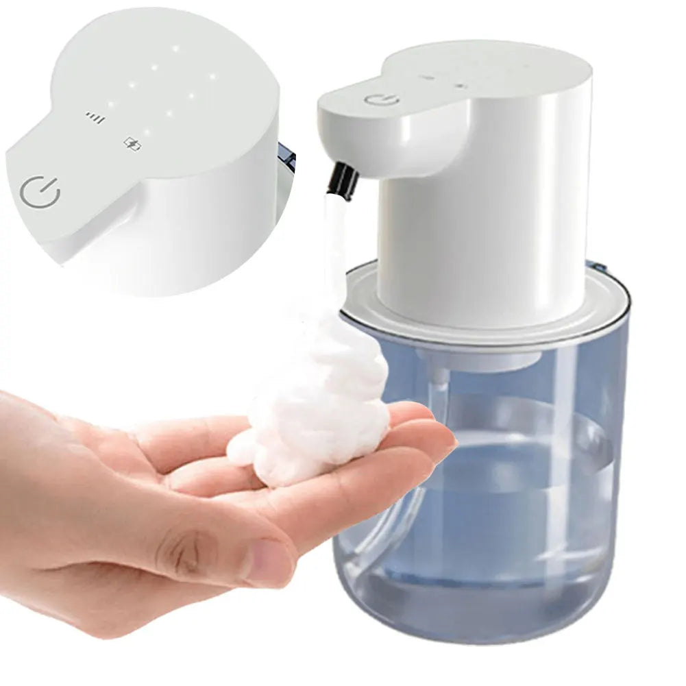 400ml Automatic Foam/Gel Soap Dispenser Rechargeable Infrared Sensor Electric Sanitizer Dispenser 4 Gears Foaming Soap Dispenser - SUN SHINE STORE