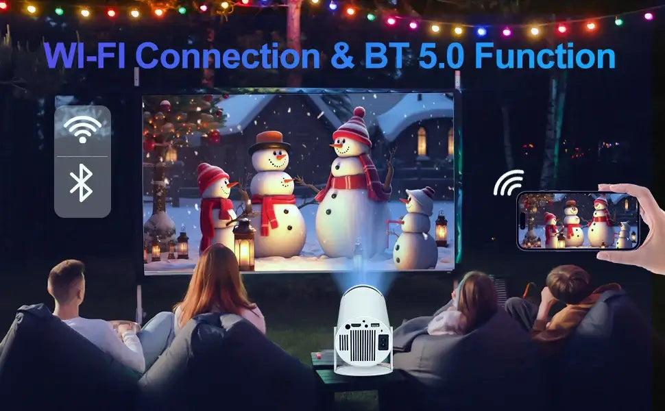 Magcubic HY300 Pro Projector 200 ANSI 720P &Wireless Screen Mirroring