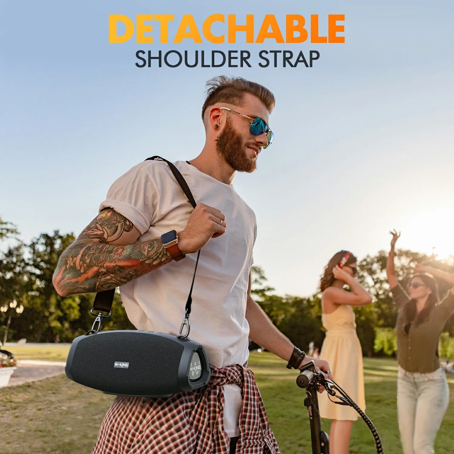 W-KING X10 Waterproof Portable Bluetooth Speaker