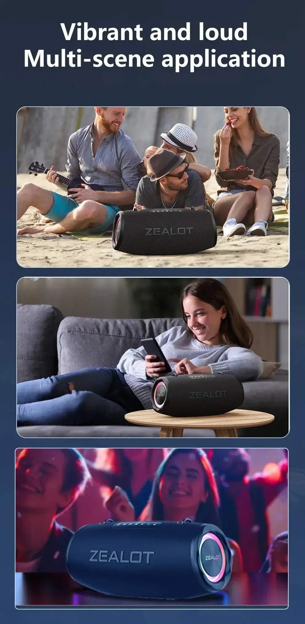 Outdoor Portable Bluetooth Speaker
