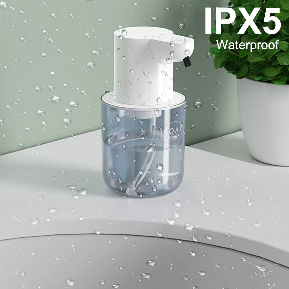 400ml Automatic Foam/Gel Soap Dispenser Rechargeable Infrared Sensor Electric Sanitizer Dispenser 4 Gears Foaming Soap Dispenser - SUN SHINE STORE