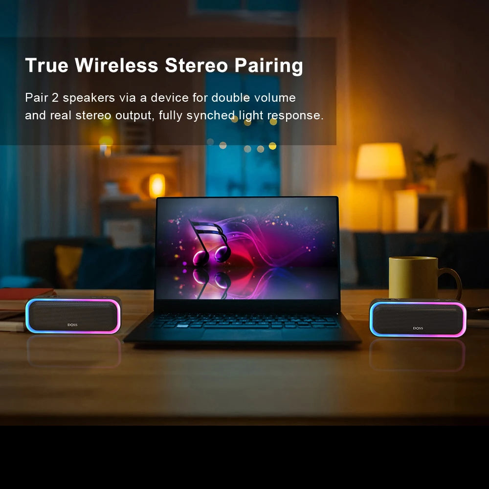 DOSS Bluetooth 5.0 Speaker Powerful 20W