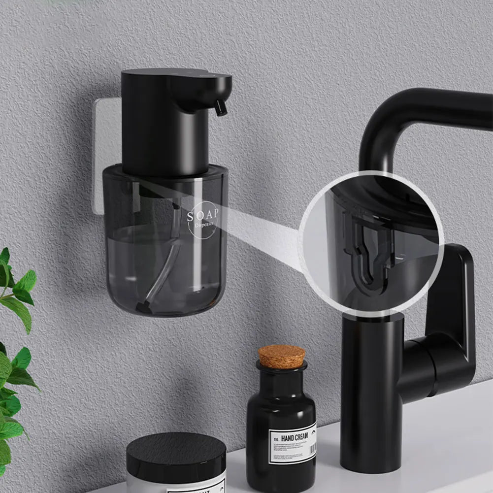 400ml Automatic Foam/Gel Soap Dispenser Rechargeable Infrared Sensor Electric Sanitizer Dispenser 4 Gears Foaming Soap Dispenser - SUN SHINE STORE