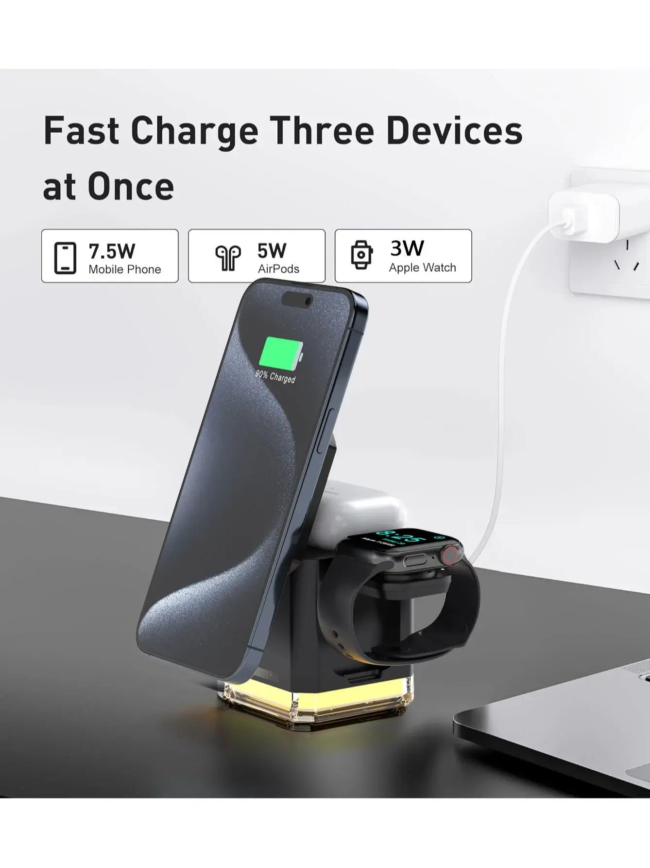 30W Wireless Charger Station – MagSafe Charging Station for iPhone