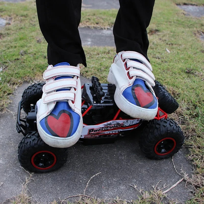 4WD Off-Road RC Car – 4x4 Remote Control Buggy Truck with LED Lights | High-Speed Racing & Drift | Toy Gift for Kids