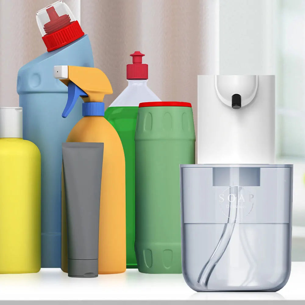 400ml Automatic Foam/Gel Soap Dispenser Rechargeable Infrared Sensor Electric Sanitizer Dispenser 4 Gears Foaming Soap Dispenser - SUN SHINE STORE