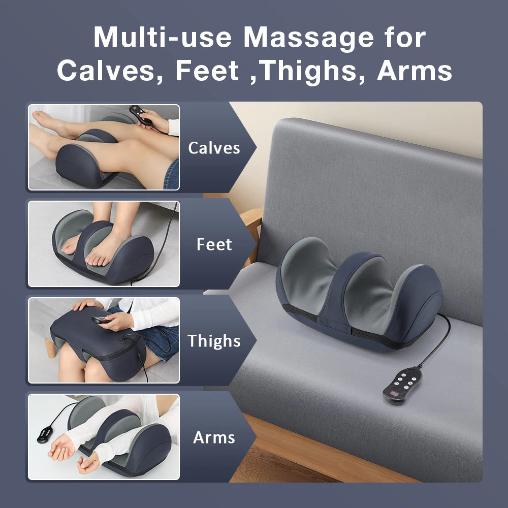 2 in 1 Shiatsu Foot Massager with Heat for Plantar Fasciitis Feet and Calf Massager Machine for Tired Muscles Relief - SUN SHINE STORE