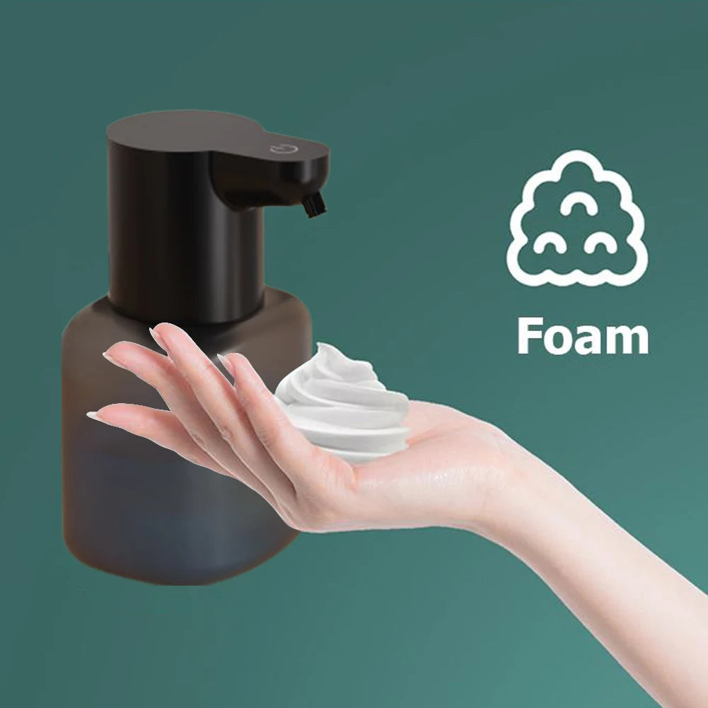 550ml Automatic Soap Dispenser USB Rechargeable Foam Gel Soap Dispenser Electric Hand Sanitizer Dispenser for Kitchen Bathroom - SUN SHINE STORE