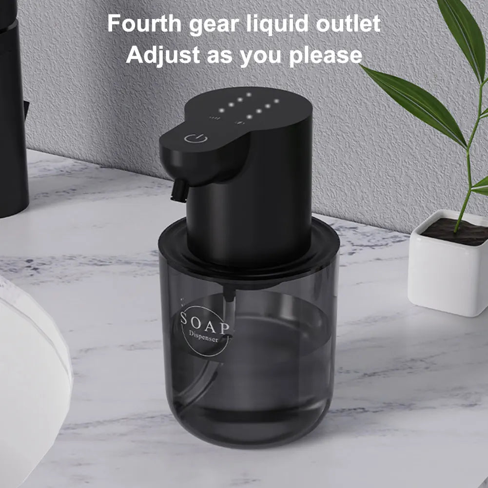 400ml Automatic Foam/Gel Soap Dispenser Rechargeable Infrared Sensor Electric Sanitizer Dispenser 4 Gears Foaming Soap Dispenser - SUN SHINE STORE