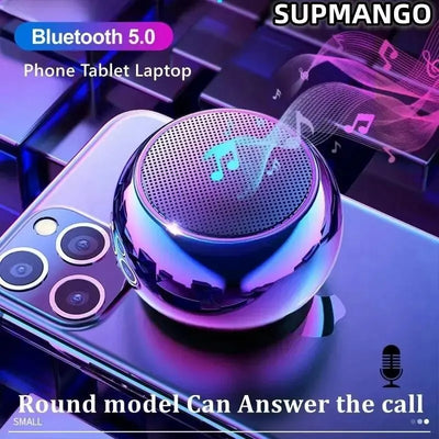 Wireless Bluetooth Speaker – Mini Steel Gun Wireless Portable Subwoofer